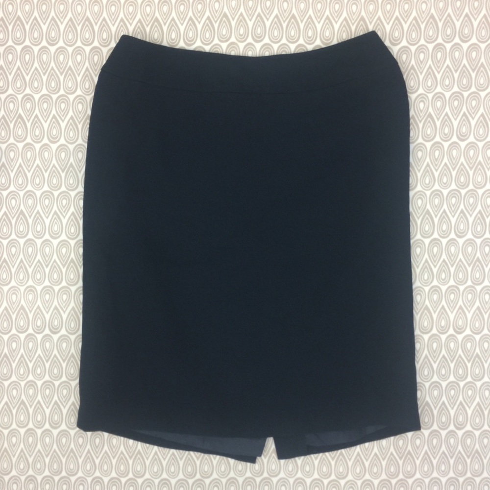 Nipon Boutique Women Black A-Line Skirt SZ 10 P185